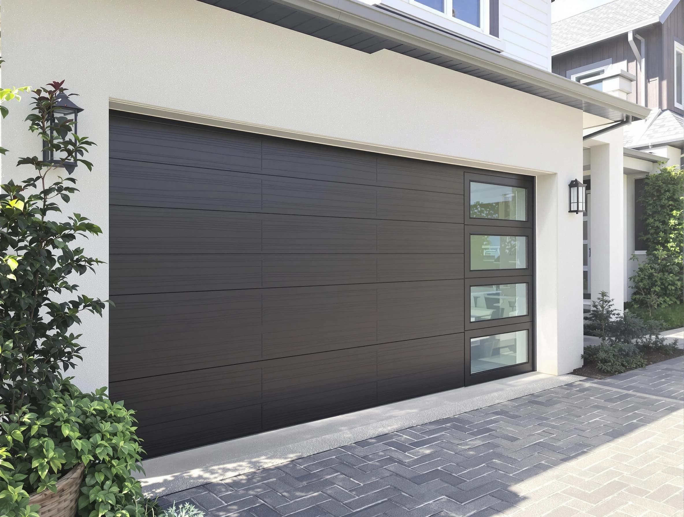 Custom garage door installation by Alpine Garage Door Repair in Alpine