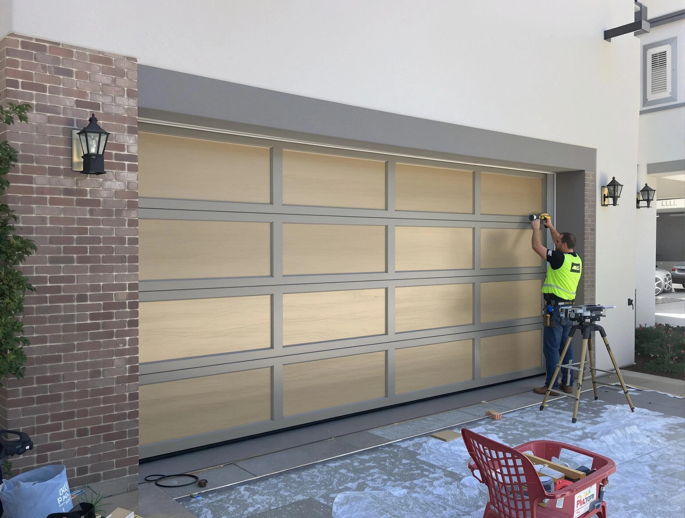 Garage door replacement service by Alpine Garage Door Repair in Alpine