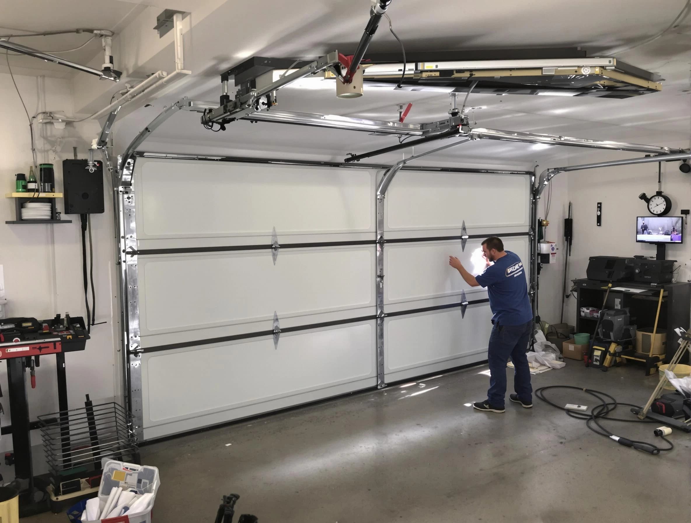 Professional garage door repair service by Alpine Garage Door Repair in Alpine