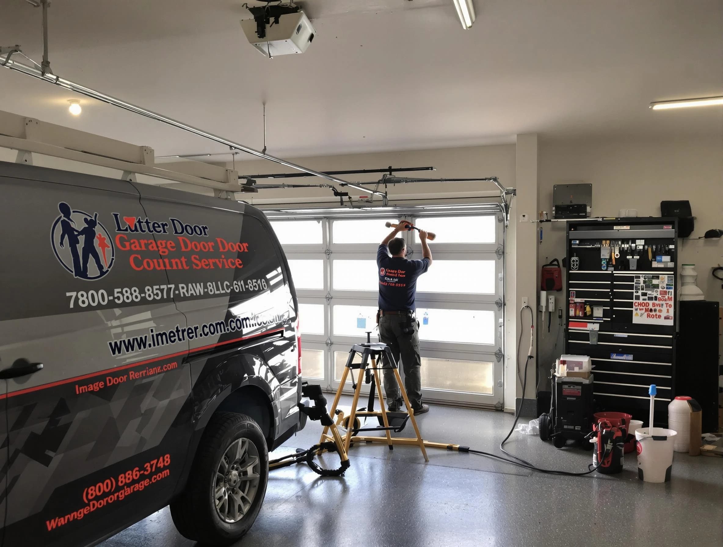 Alpine Garage Door Repair rapid response team performing same-day repair in Alpine
