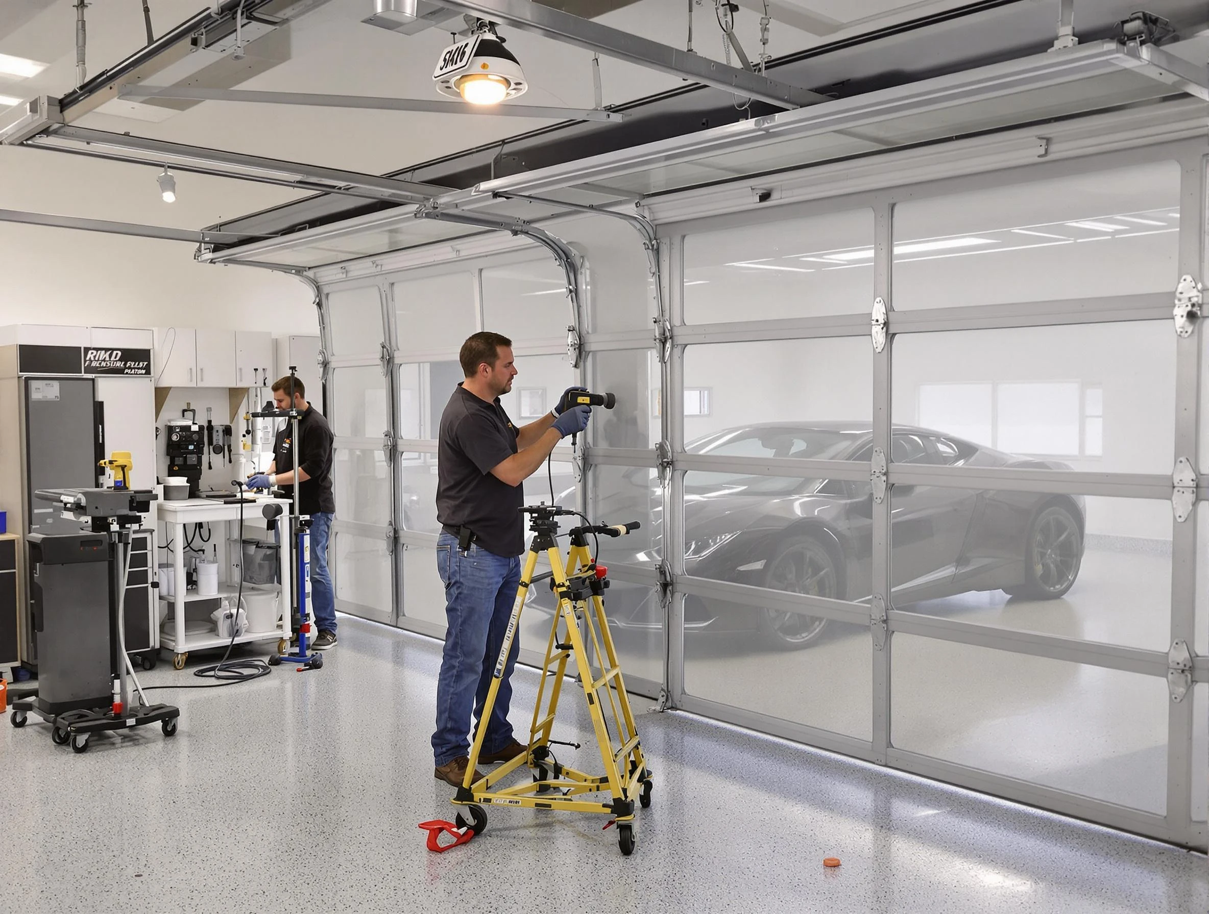 Garage Door Dents Repair in Alpine