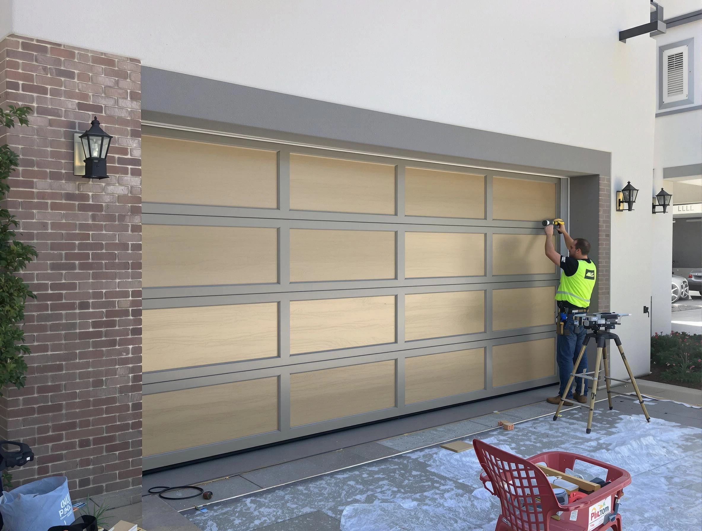 Garage door replacement service by Alpine Garage Door Repair in Alpine