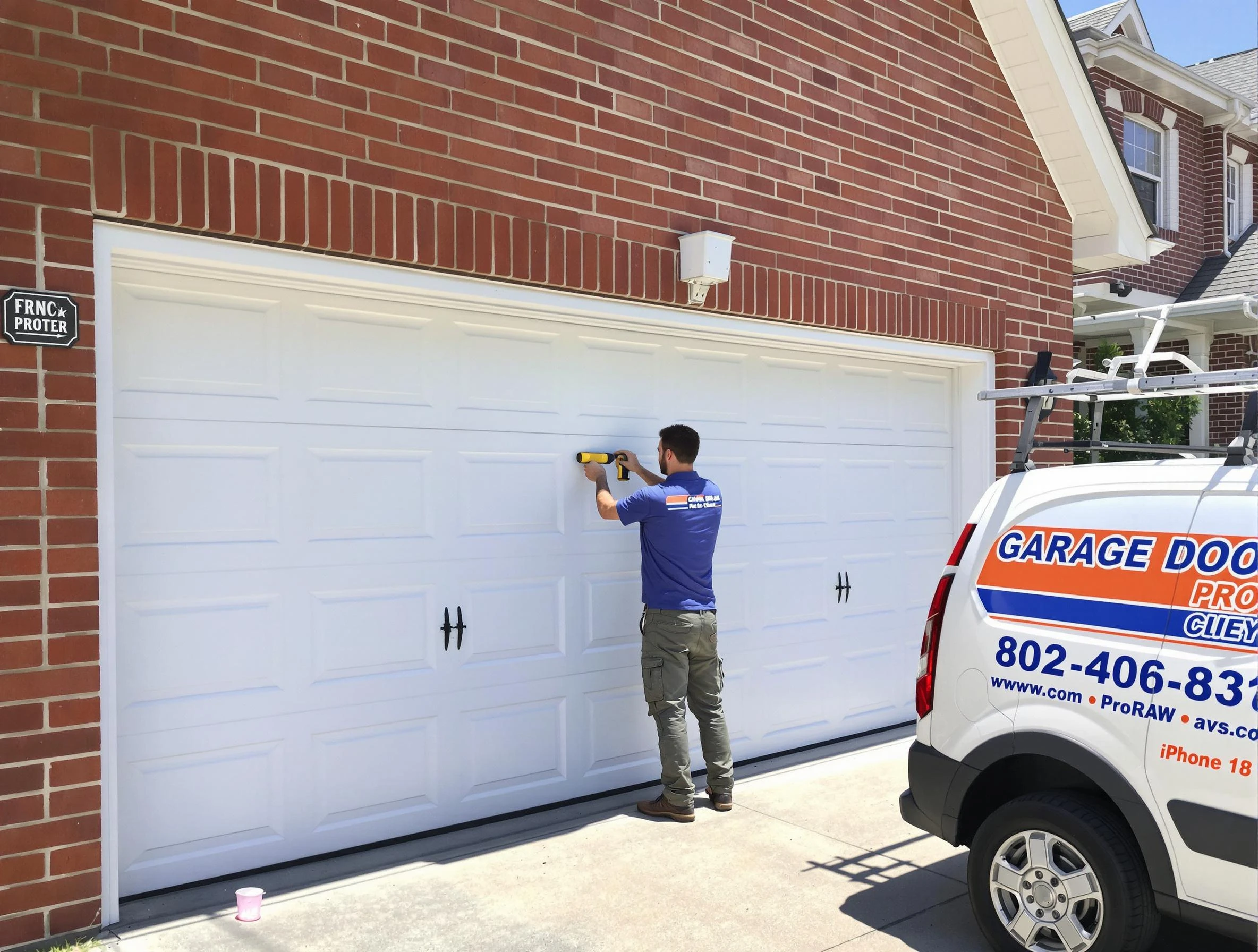 Local garage door repair service by Alpine Garage Door Repair in Alpine