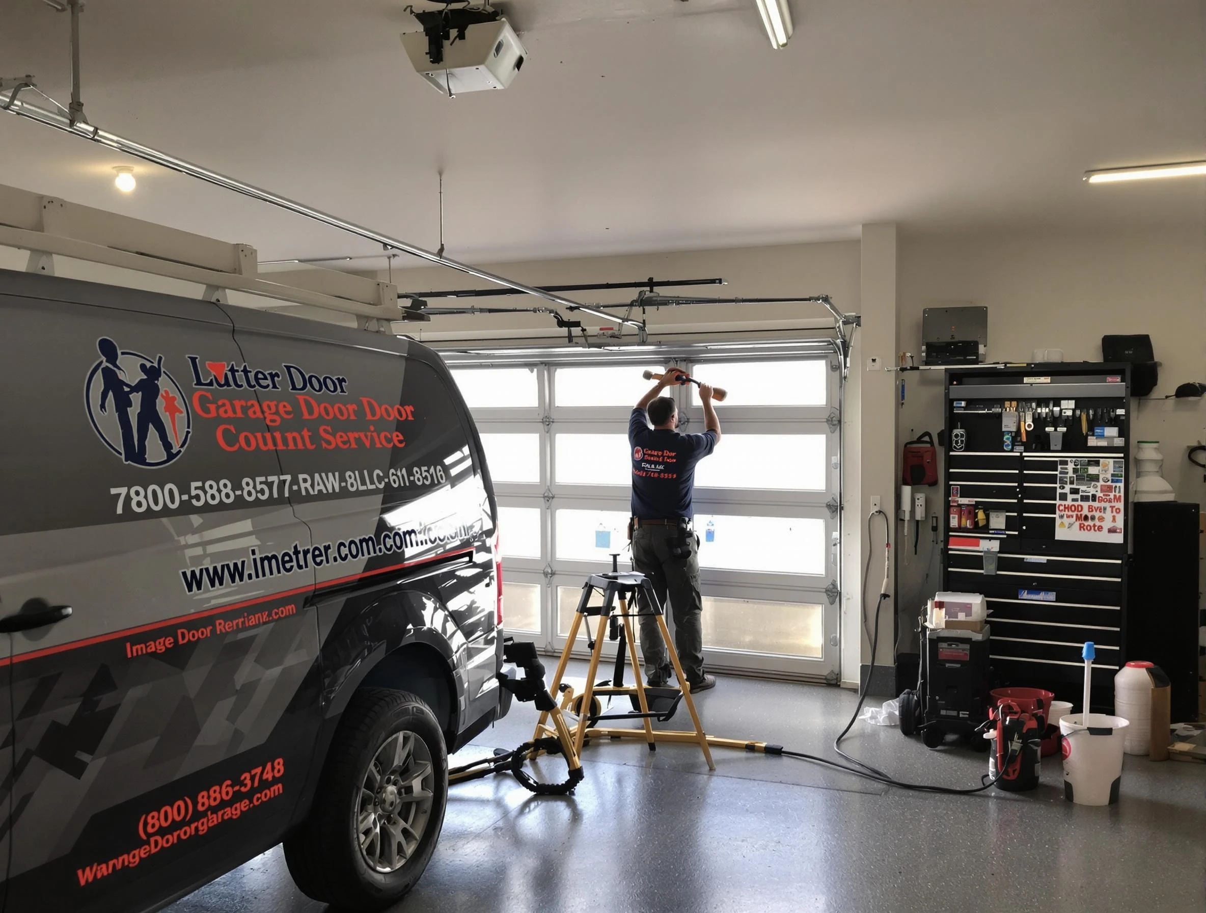 Alpine Garage Door Repair rapid response team performing same-day repair in Alpine
